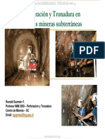 Curso Perforacion Tronadura Labores Mineras Subterraneas