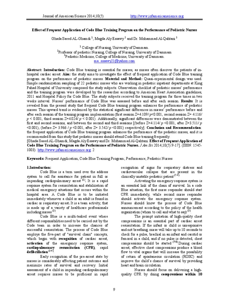 Code Blue | PDF | Cardiopulmonary Resuscitation | Cardiac Arrest