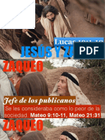 Jesús llama a Zaqueo, jefe de publicanos