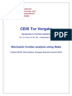 Stochastic Frontier Analysis Stata