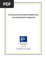 THE FINANCIAL RELATIONSHIP BETWEEN NGOS AND THE EUROPEAN COMMISSION