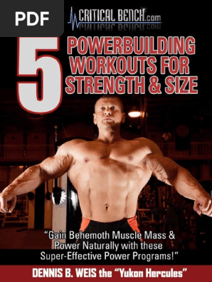5 Powerbuildingworkouts Physical Exercise Hobbies