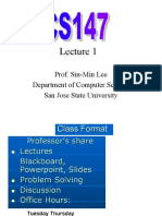 Prof. Sin-Min Lee Department of Computer Science San Jose State University