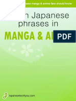 Learn Japanese Phrases in Manga Anime