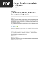 Angéologie critique