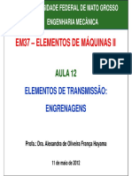 Aula 12 - Engrenagens