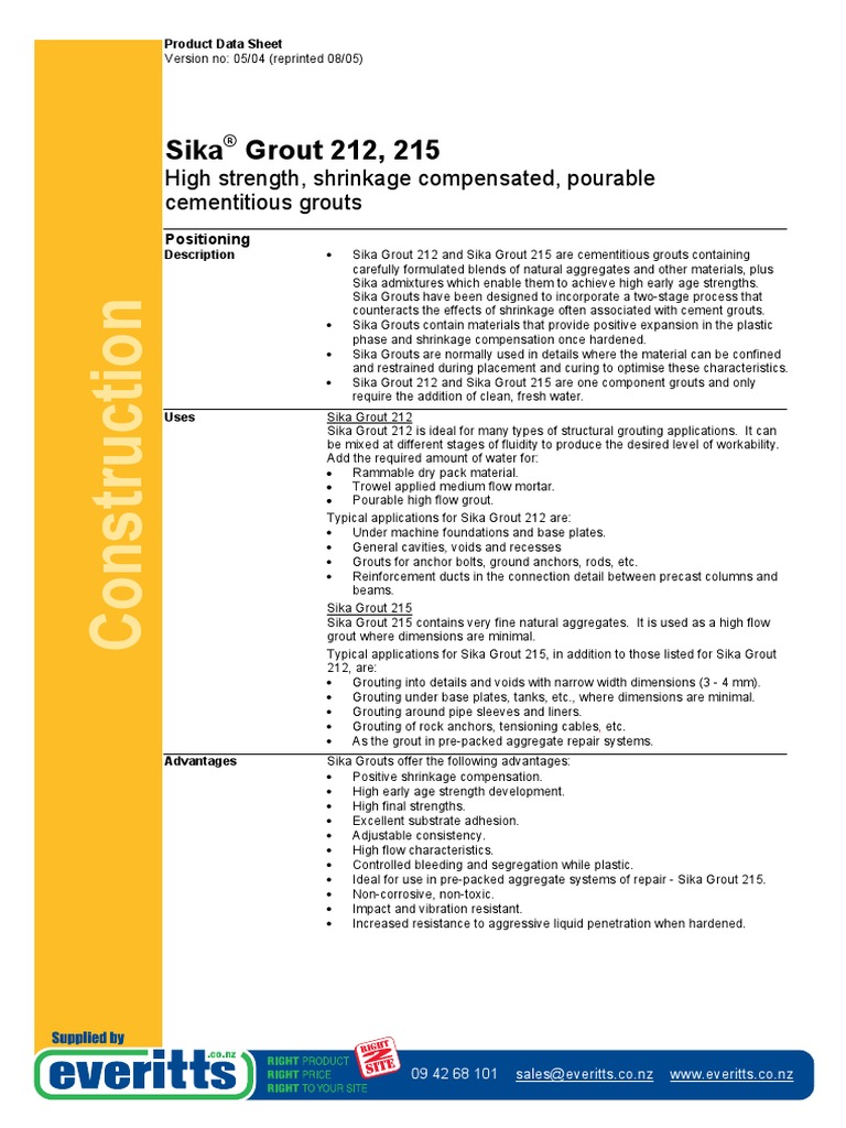 SIKA212CONBEXTRAGP.pdf Concrete Industries