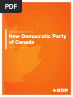 NDP Constitution (2016)