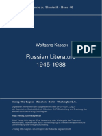Russian Literature 1945-1988