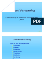 Demand Forecasting