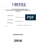 Informe de Practicas Intermedias Cardoza