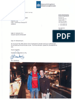 Letter With Photo of Mark Rutte