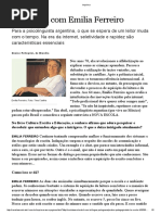 Entrevista Com Emília Ferreiro