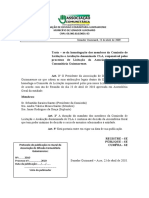 Associação Comunitária Nomeia Comissão de Licitação e Avaliação