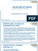 TEMA 3-1 - COMUNICACIÓN DE DATOS - Transmisión de Datos PDF