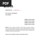 Modelo de Relatório
