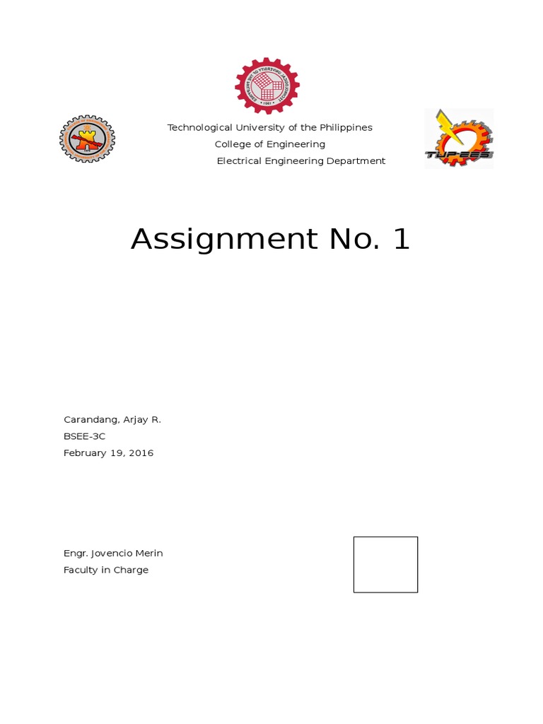 Electrical Engineering Assignment | PDF
