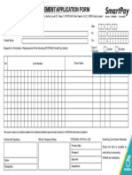 Temination and Replacement Form Petronas