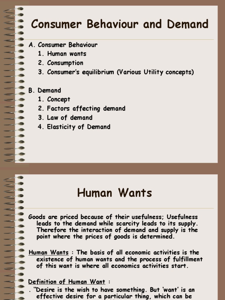 Consumer Behaviour and Demand2-MAIN | PDF | Demand | Price Elasticity ...