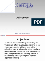 Adjectives