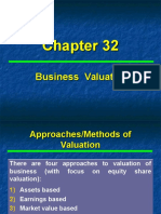 Ch-32 Business Valuation