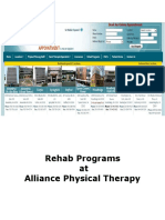 Rehab Programs at Alliance Physical Therapy