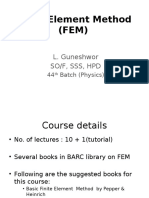 Presentation - RSE FEM Lectures - Updated 26th Aug2015