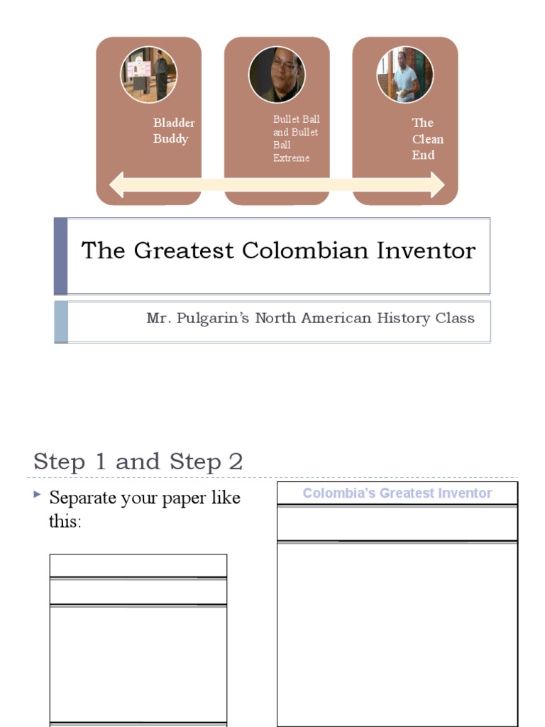 The Greatest Colombian Inventor | PDF