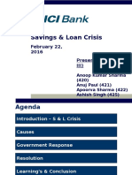 Saving & Loan Crisis - Group 3
