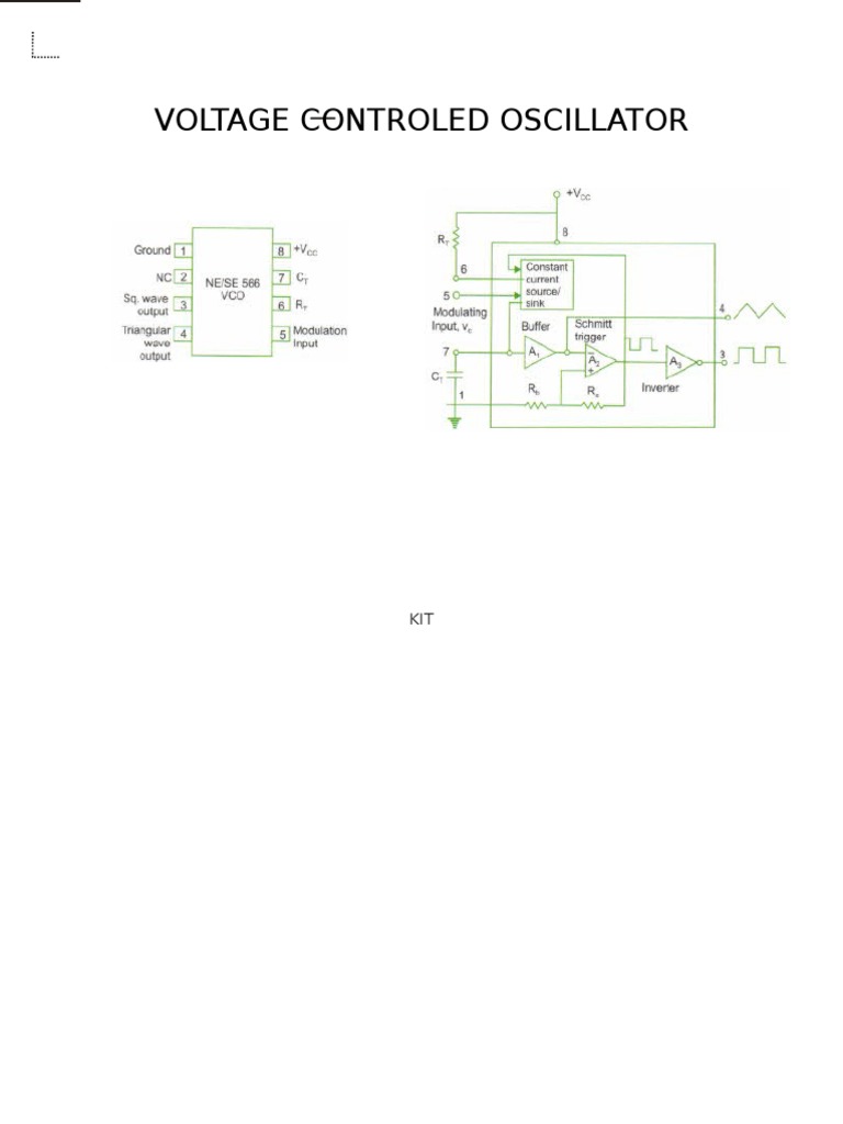Voltage Controled Oscillator | PDF