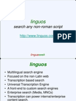 Search Any Non-Roman Script: Linguos