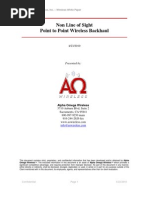 Download Non Line of Sight Wireless Backhaul by Alpha Omega Wireless Inc SN30413766 doc pdf