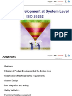 ISO26262 Product Development System Level