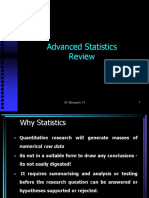  Advanced Statistics Review