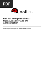 Red Hat Enterprise Linux 7 - High Availability Add-On Administration