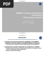 DIRECT 2-0 Space Exploration Architecture Performance Analysis