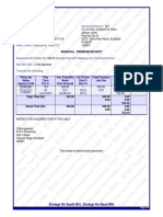 Renewal Premium Receipt: Collecting Branch: E-Mail: Phone: Transaction No.: Date (Time) : Servicing Branch