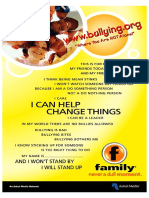 Anti-bullying Pledge Poster