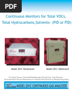 Model 201C VOC Analyzer With PID or FID Detector 613