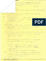 Prof Artifact Observation Notes