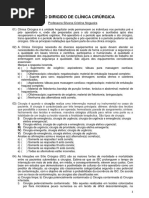 Estudo Dirigido - Clinica Cirurgica - Silvana Nogueira - 2016