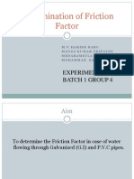 Determining Friction Factor