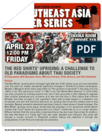 The Southeast Asia Speaker Series: April 23 Friday