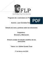 Estudio de Caso y Poemas Sobre Las Emociones