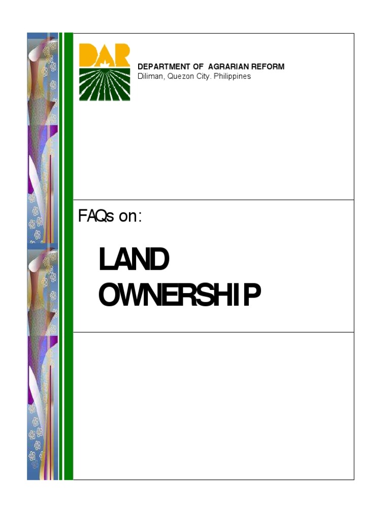 FAQs on Land Ownership2 Mortgage Law Deed