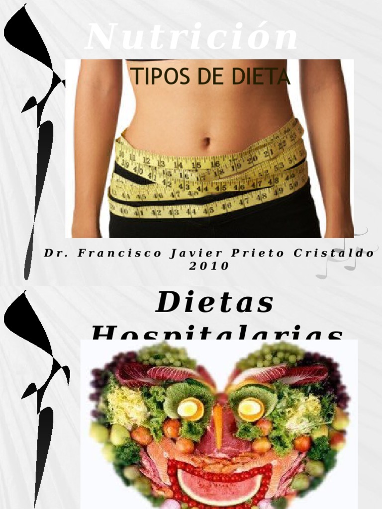 Clase 1 Tipos De Dieta Pdf Potasio Dieta Y Nutrición