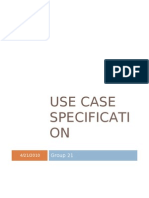 Use Case Specification