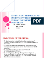 Investment Services and Investment Process of Unicon Investment Solutions