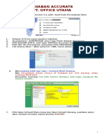 Jawaban Accurate PT Office Utama