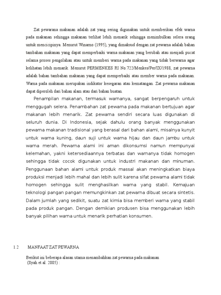 PEWARNA MAKANAN